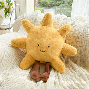 Custom Soft Sun Moon Sofa Cushion Plush <strong>Pillow</strong> Toy with Stress Relief Function for Living Room Decoration Birthday Gift - Product Image 5