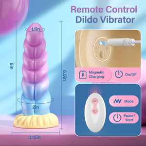 BANSEY Télécommande Vibrante 8 Modes, Plug Anal Spirale Fantaisie, Base à Ventouse Puissante, Stimulateur Anal, de Prostate et du Point G - Product Image 5