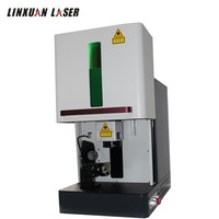 Marqueur laser d'impression 30W avec housse de protection de sécurité 50w petites machines de marquage laser fermées