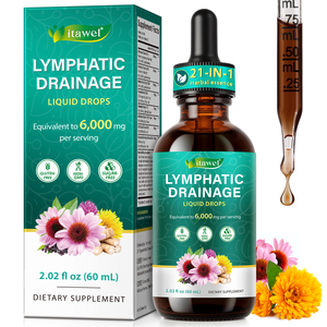 Integratori Erboristici Vegani Senza Zucchero per Drenaggio Linfatico a Marchio Privato, Tintura 21 <span class=keywords><strong>in</strong></span> 1, Gocce Orali per Drenaggio Linfatico - Product Image 1