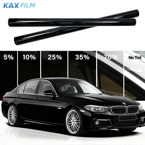 Uncut CuộN cửa sổ <span class=keywords><strong>Tint</strong></span> 01% vlt siêu tối đen phim <span class=keywords><strong>60</strong></span> "inch x 100'feet xe nhà nhuộm 2ply phim màu đen dính phim - Product Image 6