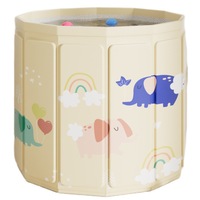 Baignoire pliante en PVC pour la maison, salle de bain, baignoire ronde isolée, grande, portable et stockable, pour la transpiration corporelle