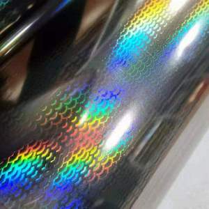 Bonedry <b>Holographic</b> PET Bronzing Foil for Fishing Tackle Brand Packaging Metallic Decoration - Product Image 4
