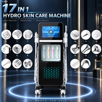 Appareil d'hydrodermabrasion 17 en 1, nettoyage facial en profondeur, système facial multifonctionnel, appareil Hydra, équipement de clinique esthétique