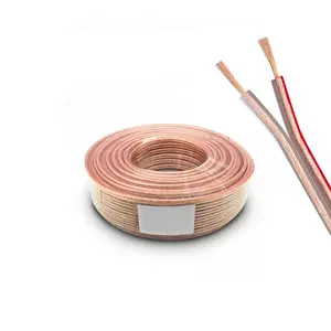 الجملة عالية الجودة PVC سلك كهربائي معزول موصل أحمر أسود RVB كابل مكبر الصوت