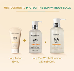 Set de Cuidado Capilar Infantil 2 en 1, Hidratante y Nutritivo, Champú y Gel de Ducha, 100% Orgánico a Base de Plantas, de Fábrica OEM - Product Image 5