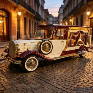 Equipo de transporte de ataúdes de alta resistencia, único en su tipo, con decoración exterior modular y adornos, para importadores internacionales a granel. - Product Image 1