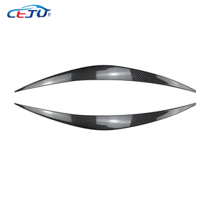 Cubierta de Faro de coche, faro de coche, ceja, párpado, tapa de ojos, embellecedor de cejas para Hyundai I30 I30N MK3 2017-2019 - Product Image 4