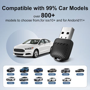Adaptateur sans fil CarPlay Android Auto ultra fin, super petit, nouveau, mini USB, plug and play pour iPhone et Android, compatible avec les véhicules. - Product Image 5