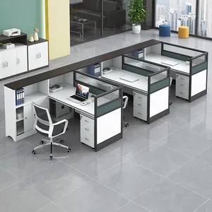 Office Furniture Foshan Factory 4 8 Seaters Work Station Desk