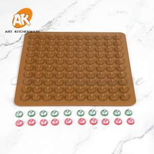 <span class=keywords><strong>Moule</strong></span> en <span class=keywords><strong>silicone</strong></span> AK 100 cavités pour mini-pépites de chocolat, idéal pour la pâtisserie, les chocolats DIY, les bonbons et la décoration de gâteaux - Product Image 4