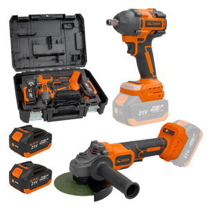 Kit de Taladro Inalámbrico de 20V con Atornillador y Baterías de 2.0Ah, Cargador Rápido, Juego de Herramientas Eléctricas 2 en 1 PKS-095, Baterías de 2.0Ah que Proporcionan Excepcional Rendimiento - Product Image 1