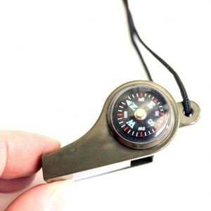 Personalized 3-in-1 Emergency <b>Whistle</b> with Compass, Thermometer & Lanyard for Outdoor Adventures & Survival - Product Image 2