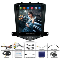 9.7 pouces 2 Din Android 12 Carplay écran tactile Radio Tesla Style lecteur de voiture multimédia pour Chevrolet Cruze J300 2008 ~ 2012