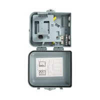 HOT ABS 2 2out 24 Fibers Mechanical Sealing Outdoor FTTH Fiber Optic Distribution Box 24 Max Capacity 24 SC Adapters Temperature