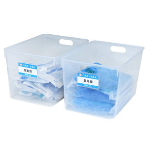 Transparent Plastic <b>Storage</b> Bins & <b>Boxes</b> for Medical & Dental Instruments 6S Management Clinic Syringes for Dental Warehouse - Product Image 2