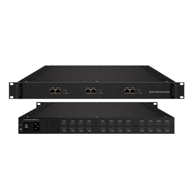 Catcast Multi-Channel HD Network Encoder 8/16/24 HD MI Input IP Output MPEG4 AVC/H.264 SRT RTMP HTTP HLS Protocol System Metal