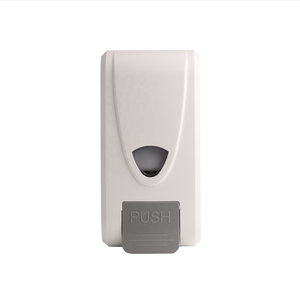 Distributeur de savon <span class=keywords><strong>mural</strong></span> manuel en ABS d'approvisionnement d'usine pour sacs de savon jetables ou bouteilles réutilisables, options goutte à goutte/pulvérisation - Product Image 4