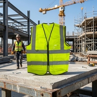 Gilet réfléchissant pour la sécurité routière et la sécurité publique, gilet de sécurité pour le remorquage