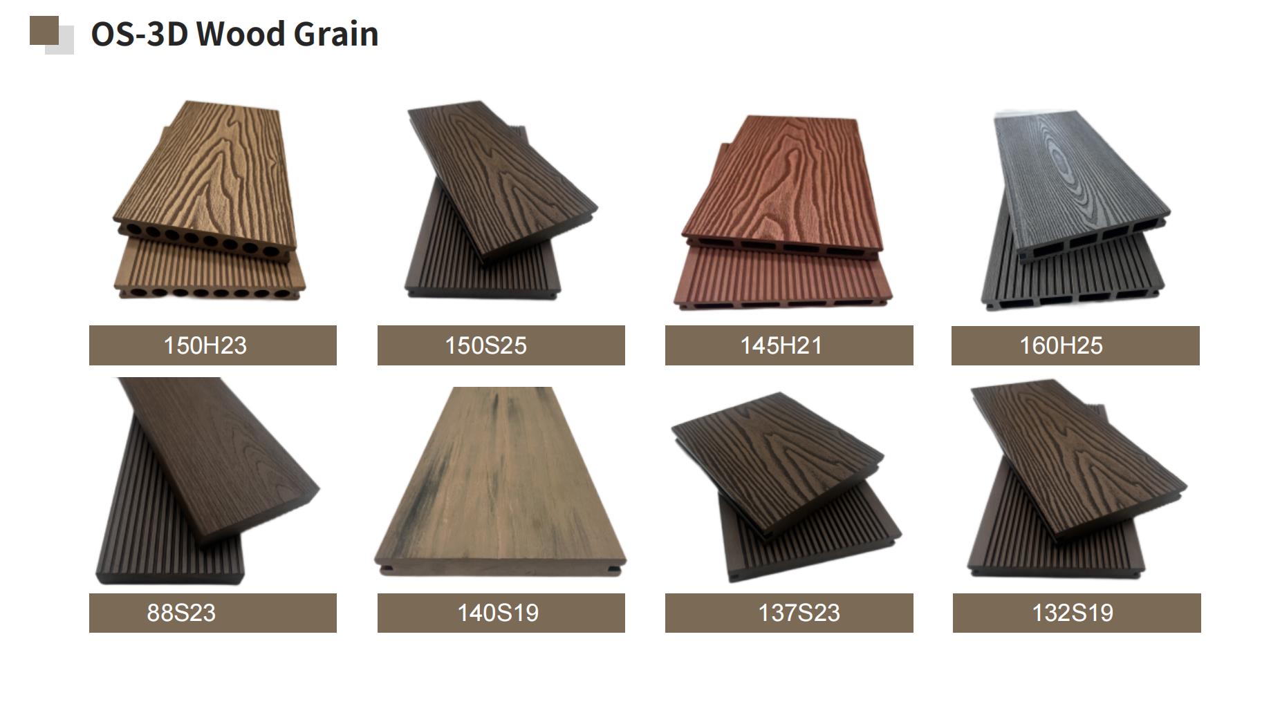 3D wood grain