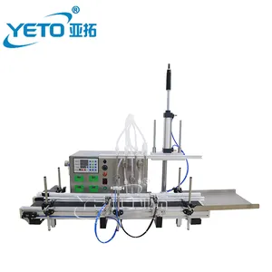 Desktop automatic magnetic gear pump liquid filling machine for cosmetics makeup remover toner filler