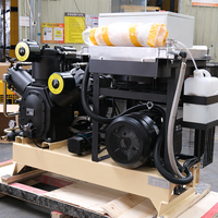El Mejor Compresor de Aire de Pistón de Alta Presión tipo Booster de 15kw 20hp 40Bar 30Bar con Tanque de Aire para Soplado de Botellas PET, Aplicaciones Marinas y Corte por Láser