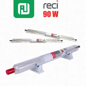 고품질 90 와트 Reci Co2 레이저 튜브 90 와트 GlassTube 레이저 절단 조각 기계