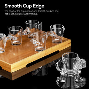 Verre à shot personnalisé en forme de buffle de 50 ml (1,7 oz), sans plomb, transparent, pour tequila, <span class=keywords><strong>vodka</strong></span>, spiritueux, mini-verre à vin pour bar et fête - Product Image 5