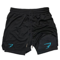   Shorts de course 2-en-1 pour hommes 5.0 – Idéal pour l'entraînement, la gym, le fitness, le jogging, la plage et les sports d'été