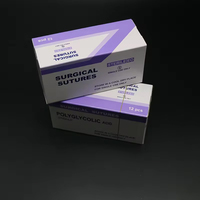 Fil de suture chirurgical 910, médical, jetable, absorbable, polyglactine PGA, sutures vétérinaires