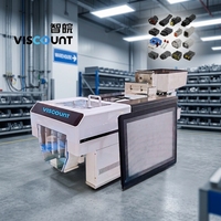 Machine de comptage et d'emballage visuel de composants électroniques Viscount Vision Counter, certifiée CE ISO