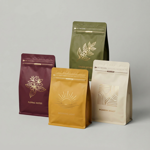 <span class=keywords><strong>Bolsa</strong></span> de Embalaje de Café Ecológica con Logotipo Personalizado, Bolsas de Café Impresas en Color Liso de 250g 500g 1kg, <span class=keywords><strong>Bolsa</strong></span> de Pie - Product Image 4