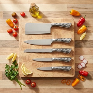 5 Pieces Full Stainless Steel Kitchen <b>Knife</b> Set <b>Bone</b> Cutting <b>Knife</b> Professional Chef <b>Knives</b> With Anti-Slip <b>Handle</b> - Product Image 6