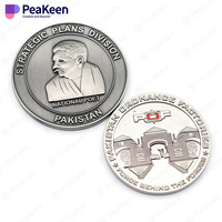 Moneda de metal personalizada plata fina collar de 50mm cancelar acero inoxidable para regalo