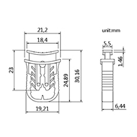 Boîte de compteur d'eau en plastique de sécurité joints de compteur de gaz électrique