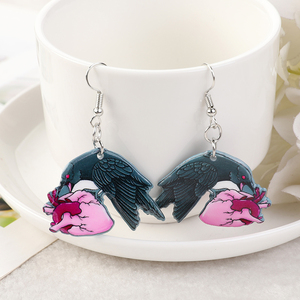 Pendientes colgantes de Halloween <span class=keywords><strong>Pastel</strong></span> <span class=keywords><strong>Goth</strong></span> a la moda para niñas y mujeres, regalo de cumpleaños, joyería encantadora - Product Image 3