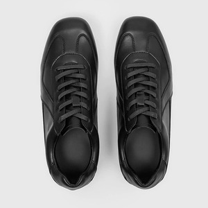 รองเท้าผ้าใบลำลองผู้ชายสีน้ำตาล หนังกลับ แฟชั่น รองเท้าเดินแบบหุ้มข้อต่ำ คลาสสิค ผูกเชือก สวมใส่สบาย น้ำหนักเบา รองเท้าแฟชั่นแบบแบน สีกาแฟ - Product Image 6