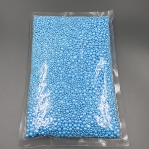 Mélange de sucre décoratif <span class=keywords><strong>pour</strong></span> gâteaux, billes de sucre bleues de différentes tailles, <span class=keywords><strong>pour</strong></span> la décoration de gâteaux - Product Image 1
