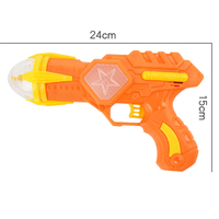 Pistolet à son électrique coloré à projection sonore en plastique et pistolet à billes éclaboussantes pour garçons certifié CCC, âges 2-13