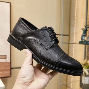Zapatos Italianos de Alta Gama para Hombre, Zapatos de Vestir de Cuero con Diseño Brogue, Hechos a Mano y Personalizados, Antideslizantes y Transpirables - Product Image 3