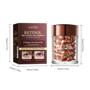Cápsulas Reafirmantes Antiarrugas Multiefecto con Retinol, Crema Hidratante Rejuvenecedora de la Piel, Suero de Colágeno y Nicotinamida - Product Image 6