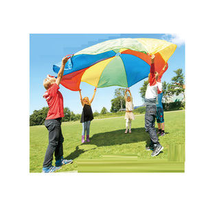 El Juego del Paracaídas Gigante Requiere Trabajo en Equipo, Simula la Forma de un Paracaídas, Juego Deportivo Educativo para Niños - Product Image 1