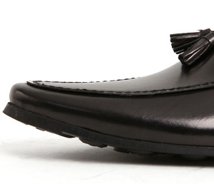 Chaussures habillées imperméables pour hommes à bout pointu avec soutien de la voûte plantaire, respirantes, à embout renforcé, à enfiler, en cuir, pour le bureau et la carrière - Product Image 4