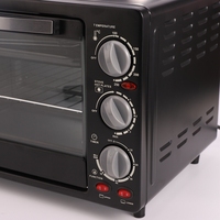Four électrique portable mini 30L avec plaque chauffante, pour usage commercial, domestique, hôtelier, cuisine, pizza, petit four électrique