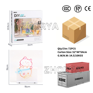 Tableta de Dibujo Mágica 3D Zhorya, Tablero de Pintura Acrílica Luminosa, Soporte para Juguetes de Pintura, Tablero de Dibujo para Niños - Product Image 6