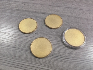 Custom Wholesale Solid Blank Rose Gold Iron Challenge <strong>Coin</strong> - Product Image 3