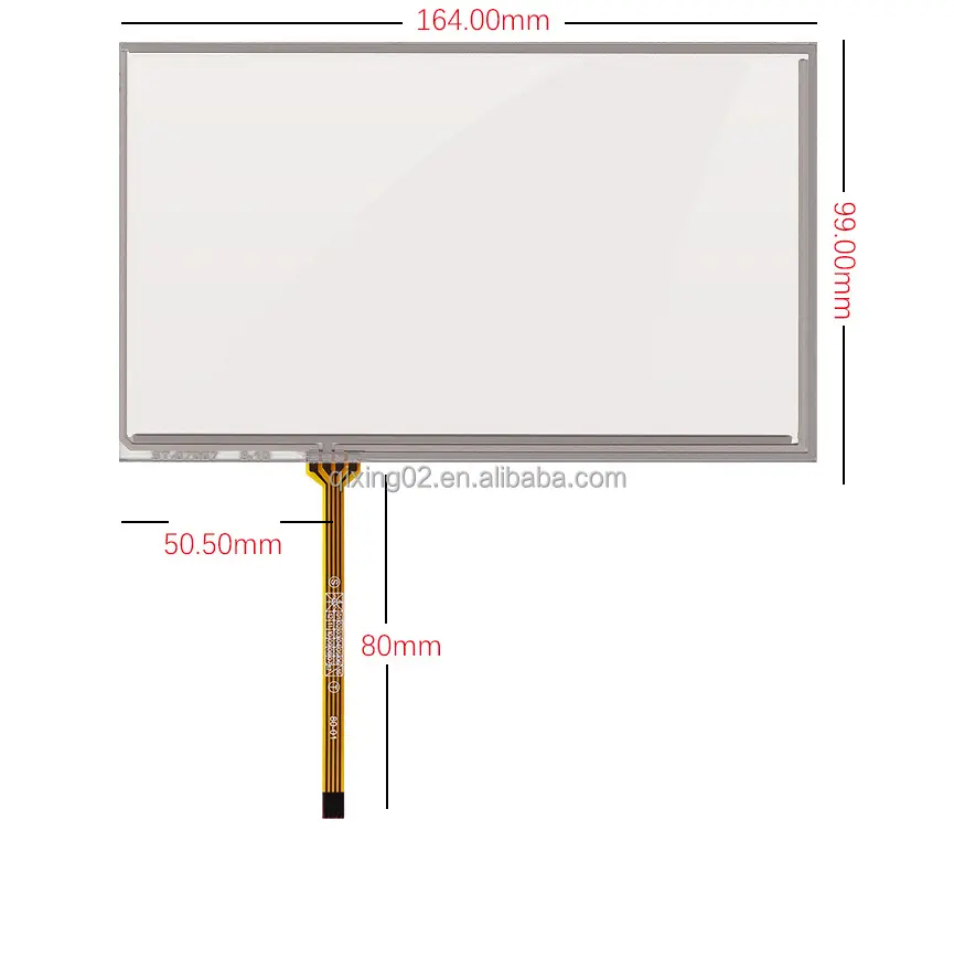 4 Wire esistive Ouch crecreen 7inch 7,1 inch crecreen uuitable For 165*100 Innolux CD crecreen eezal