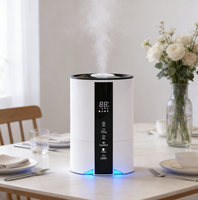 Humidificateur d'air, capacité de 4,5 L, utilisation polyvalente, adapté à la maison, au bureau, à la salle de classe, à divers espaces intérieurs