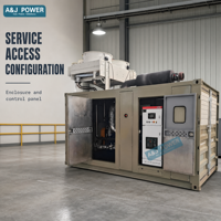 Groupe électrogène au gaz Weichai 6M33 400KW, générateur d'énergie au gaz naturel Baudouin 6M33D450E310NG pour usine