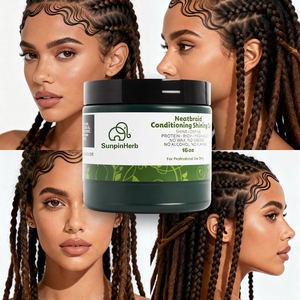 Gel Fijador Extra Fuerte Loc Gel de 16oz para Cabello Rizado y Grueso, Acondicionador para Rastas y Trenzas, Brillo sin Enjuague - Product Image 6